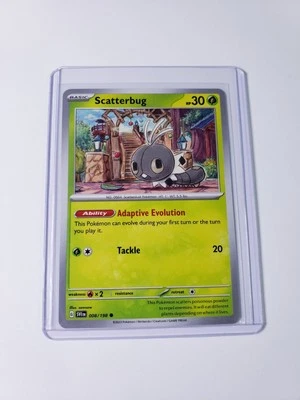 Pokemon Scatterbug 008/198 Sv01: Scarlet & Violet Base Set Regular - Image 1 of 4