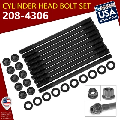 MGT 208-4306 12-Point Cylinder Head Stud Bolts Kit Fits for Honda CRX 1988-1991 - Изображение 1 из 4