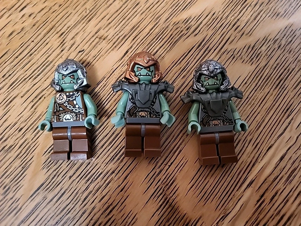 LEGO CASTLE FANTASY ERA TROLL WARRIOR MINIFIGURE - USED LOT OF 3 - Image 1 of 4