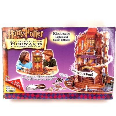 Harry Potter Adventure Through Hogwarts Electronic 3D Board Game Lights Sound - Image 1 of 4