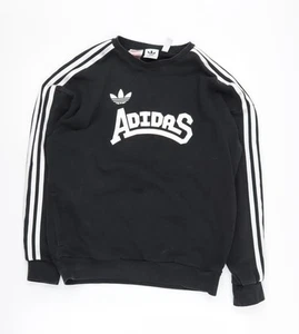 Adidas Girls Black XL Pullover Sweatshirt with Logo - Picture 1 of 12