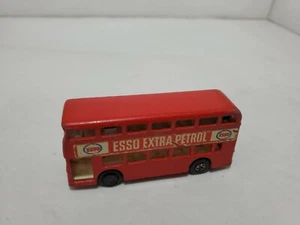 Matchbox 74b Daimler Fleetline Red with BPW - Esso Extra Petro labels . Store #B - Picture 1 of 6