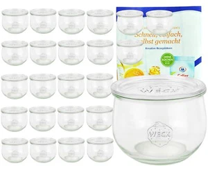 24 Weck Gläser 580ml Tulpenglas 1/2L Sturzglas Deckel Einmachglas Einkochglas - Bild 1 von 5