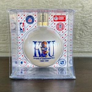 Vintage KU 100 Years of University of Kansas Basketball Ornament 1998 in Package - Picture 1 of 10