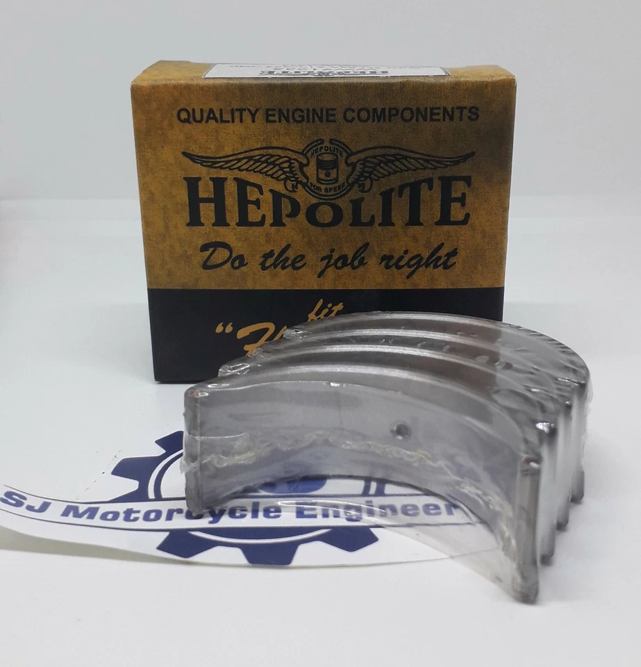 BSA A10 A65 SET CONCHIGLIE BIG END HEPOLITE GRANDE DIARIO -010 67-1431 B2046M - Immagine 1 di 1