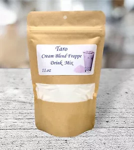 Taro Creme Mischung Frappe Getränkemix ~ Eis oder gefroren ~ 11,oz Beutel - Bild 1 von 4