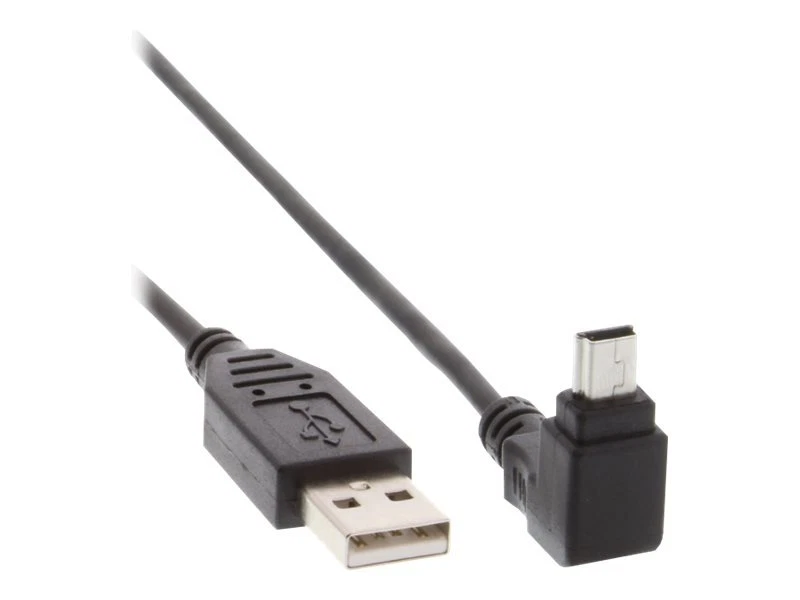 Lindy USB 2.0 Kabel Typ A Auf Micro-B, 90° Gewinkelt, 1m Länge