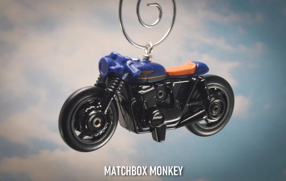 Honda CB750 Cafe Racer Motorcycle Dirt Bike 50cc Custom Christmas Ornament 1:33 - Image 1 of 4