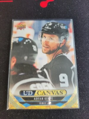 2024-25 UD Series 1 Adrian Kempe UD Canvas #C-46 Los Angeles Kings - Image 1 of 2