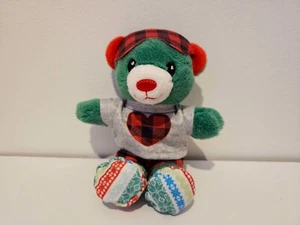 Build A Bear Mini grüner & roter Bär ab Weihnachten 2022 Adventskalender 12 cm neu - Bild 1 von 2