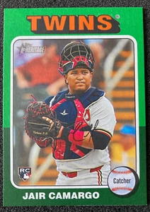 Topps Heritage High Number #633 Jair Camargo 2024 borde verde RC. Gemelos - Imagen 1 de 2
