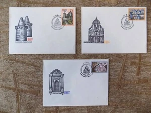 First day issue stamp Soviet USSR 3 envelope cover FDC Ukrainian city 1972 year - Picture 1 of 6