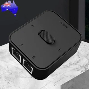 2 Port RJ45 Gigabit Network Distributor 1000Mbps 2 in 1 Out/1 in 2 Out - Afbeelding 1 van 15