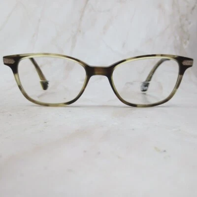 Marco de gafas Jones New York para mujer cuerno marrón borde completo ojo de gato 48-16-135 Foto 1 de 4