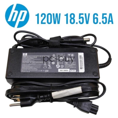 LOT 5 Genuine HP Envy Pavilion 19.5V 6.15A 7mm×5mm 120W AC Adapter Power Supply - Image 1 of 4