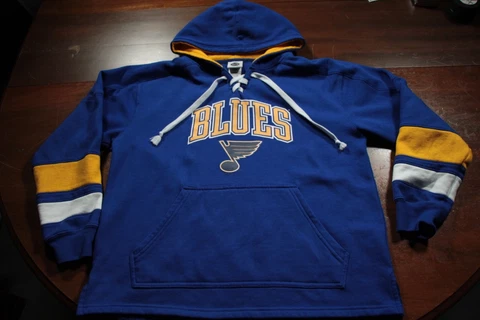 St. Louis Blues L Hoodie Hooded Sweatshirt NHL Hockey Shirt Cover