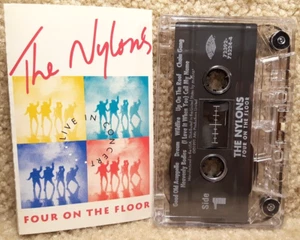 Vintage 1991 Cassette Tape The Nylons Four On The Floor Live In Concert Attic - Picture 1 of 8