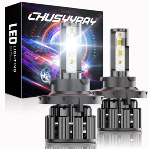 9008 H13 LED Headlight Bulb Kit Hi/Lo Beam 10000LM 300% Brighter White - Picture 1 of 12