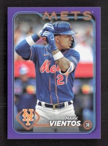 2024 Topps Serie 1 #78 Mark Vientos Meijer exklusiv lila parallel SP - Bild 1 von 2