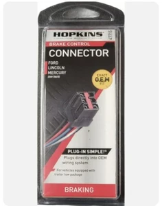 Hopkins 47715 Plug-In Simple Brake Control Connector Sealed New - Picture 1 of 2