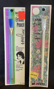 Vtg New 2 Secretary Typing Eraser Live Line Zellerbach Product & Eberhard Faber - Bild 1 von 2