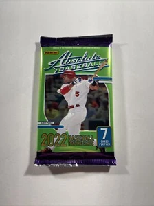(1) Paquete de béisbol Panini Absolute 2022 sellado de fábrica de caja ¿7 tarjetas por radiocontrol? - Imagen 1 de 2