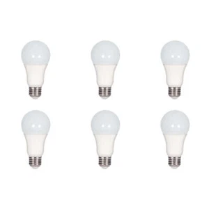 SATCO 15W - A19 LED - Frosted - 4000K - Medium base - 6-PK - Picture 1 of 6