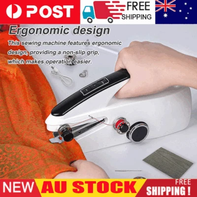 USB Electric Mini Sewing Machine Handheld Home DIY Clothes Fabric Stitch Machine - image 1 of 4