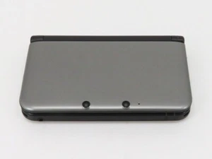 NINTENDO 3DS LL Silver X Black Console Japanese ver Good Condition Tested Used - Picture 1 of 7