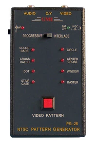 GME PG-28 Portable NTSC Video Pattern Generator Monitor Tester 1-Yr USA Garantía - Imagen 1 de 1