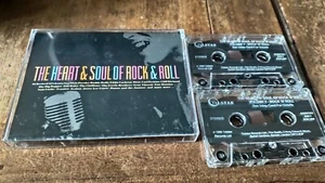 VARIOUS ARTISTS -THE HEART & SOUL OF ROCK & ROLL DOUBLE CASSETTE TAPE ALBUM 1988 - Picture 1 of 1