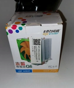  Intel amd Cpu Air Cooler  age Cooling Fan Desktop - Picture 1 of 9