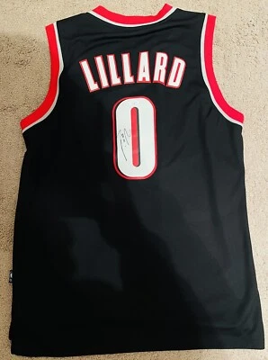 Damian Lillard Autographed Portland Trail Blazers Jersey/ JSA - Image 1 of 4