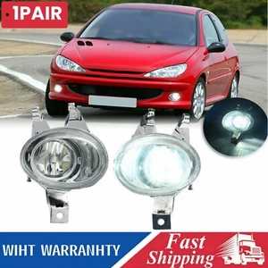 Faro antiniebla LED blanco para parachoques delantero para 98-07 Peugeot 206 206CC 206 SW - Imagen 1 de 11