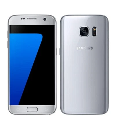 USED - Samsung Galaxy S7 Edge SM-G935F Silver (FACTORY UNLOCKED) 5.5" QHD, 32GB - Image 1 of 3