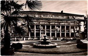 Badhotel Badischer Hof Fountain Baden-Baden Germany Hotel 1940s RPPC Postcard - Picture 1 of 2
