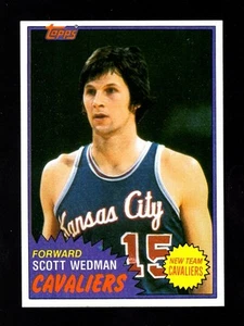 1981-82 Topps Set Break #19 Scott Wedman Cavaliers - Imagen 1 de 2