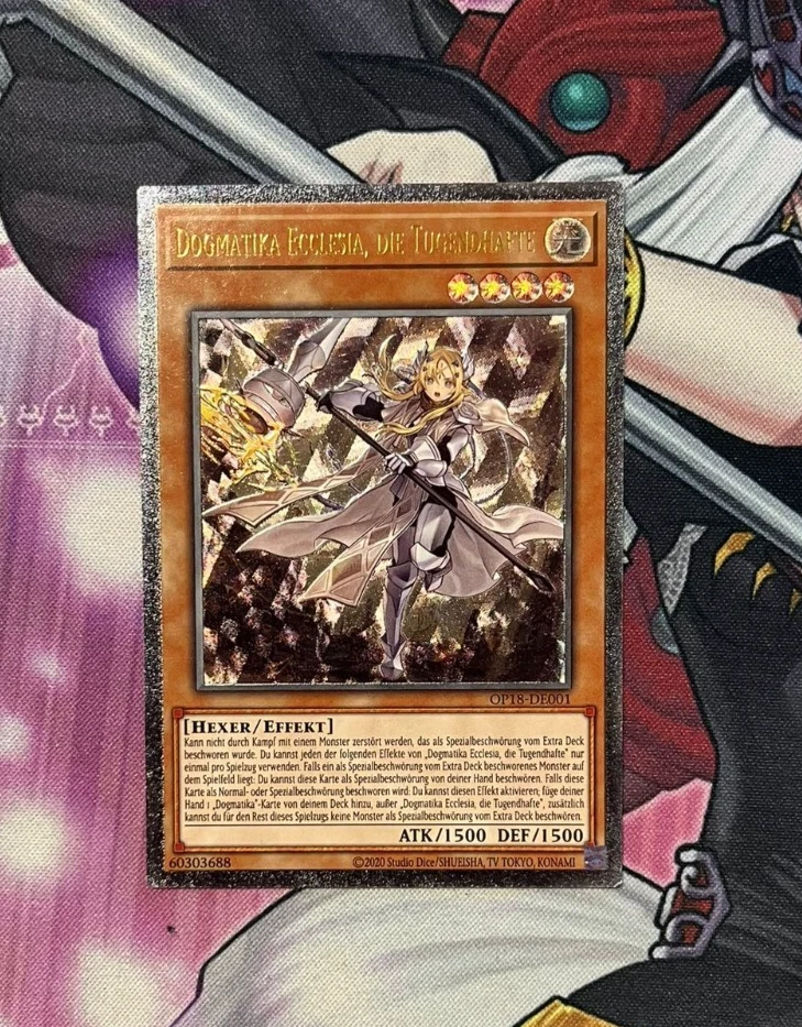 Yugioh! Dogmatika Ecclesia - OP18-DE001 - Ultimate Rare - Deutsch - Bild 1 von 1