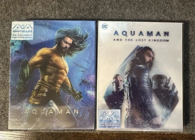 Aquaman + The Lost Kingdom Manta Lab Double Lenticular Slip Steelbook Bundle - Image 1 of 4