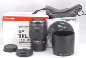 Canon EF 100mm F/2.8 L IS Macro USM Lens with Box - Picture 1 of 12