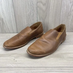 Tecovas Mens The Monterrey Loafers Slip On Shoes Tan Brown Leather Size 10.5 EE - Picture 1 of 9