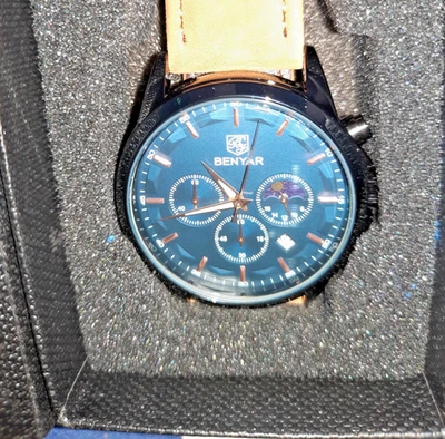 Novo Relógio Masculino Benyar Relógio Militar Esportivo Impermeável Multifuncional (BY5160) - Imagem 1 de 4