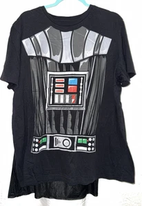 Star Wars Darth Vader COSTUME SHIRT WITH CAPE MENS SIZE 3X PRE OWNED - Picture 1 of 2