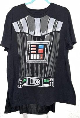 Star Wars Darth Vader COSTUME SHIRT WITH CAPE MENS SIZE 3X PRE OWNED - Image 1 of 2