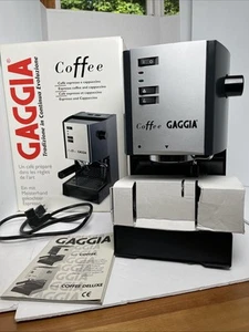 Máquina de café espresso clásica Gaggia COFFEE Deluxe 1425W Italia - PROBADA Y FUNCIONA - Imagen 1 de 24