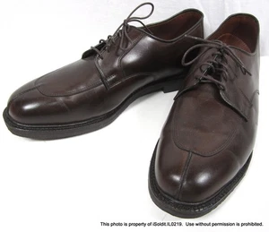 NEW NWOB MENS ALLEN EDMONDS DRESS SHOES SZ 13 3E Brown Leather Oxfords - Picture 1 of 7