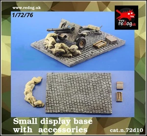 Redog 1/72 - Gun Emplacement Scale Model Display Base set / D9 - Picture 1 of 4