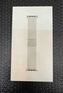 Oryginalny Apple Watch Natural Titanium Milanese Loop 49mm Large do zegarka Ultra 2 - Zdjęcie 1 z 2