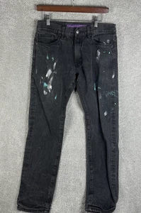 Rocawear Jeans Herren 32x32 Schwarz Slim Fit Farbspritzer Distressed Streetwear - Bild 1 von 15