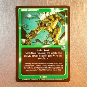 Juego de cartas coleccionables Rifts 2001 **Naval Superiority 3 Tech - Imagen 1 de 2